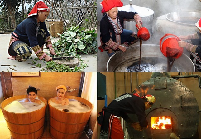 Herbal bath in Sapa