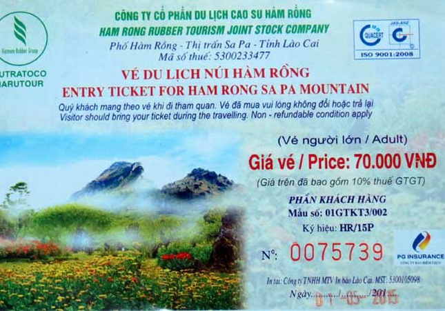 Sapa entrance fee